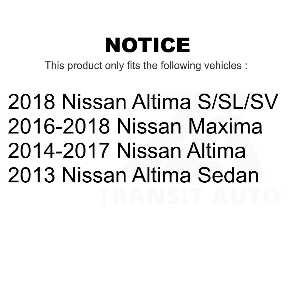 Front Rear Suspension Stabilizer Bar Link Kit For Nissan Altima Maxima