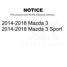 Charger l&#39;image dans la galerie, Front Rear Suspension Stabilizer Bar Link Kit For 2014-2018 Mazda 3 Sport