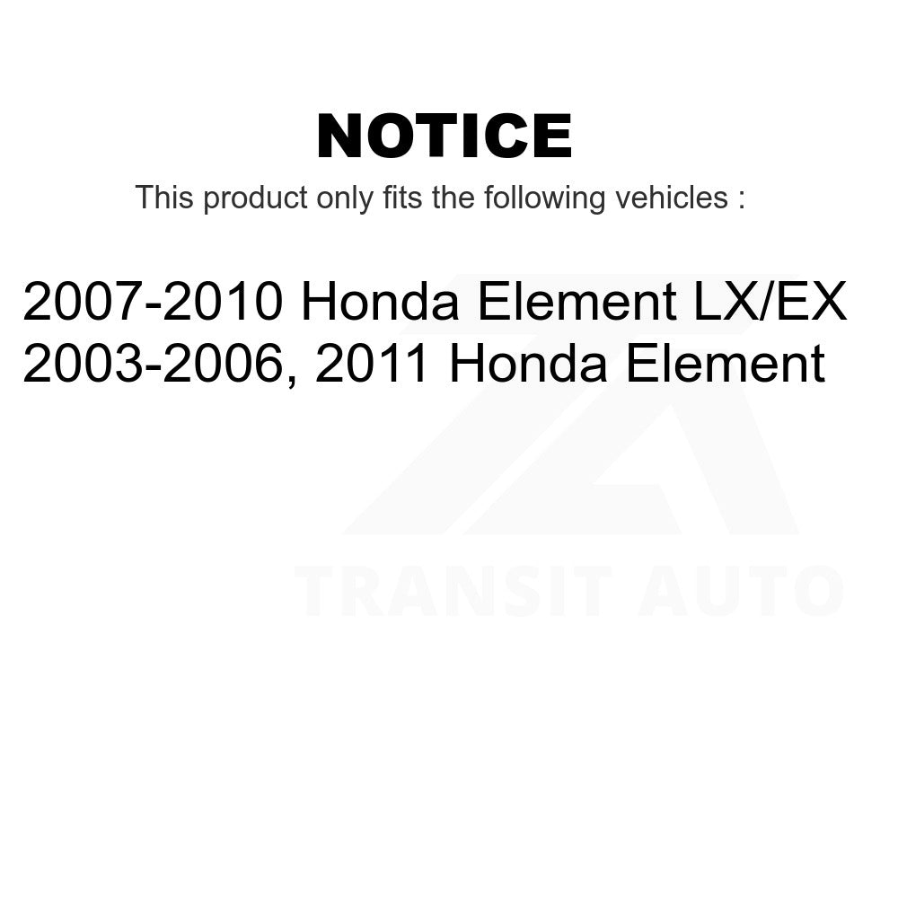 Front Rear Suspension Stabilizer Bar Link Kit For Honda Element