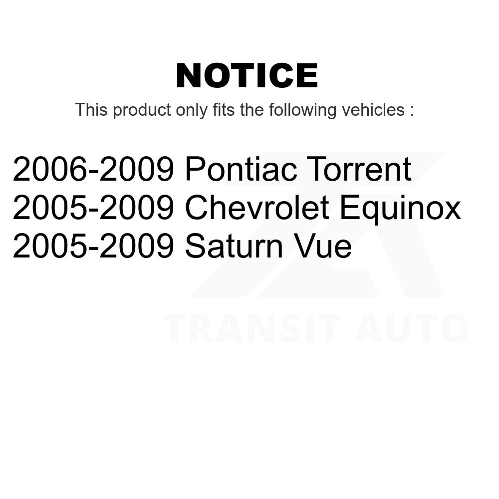 Rear Trailing Arm Bushing Pair For Chevrolet Equinox Saturn Vue Pontiac Torrent
