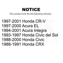 Charger l&#39;image dans la galerie, Rear Trailing Arm Bushing Pair For Honda Civic CR-V Acura Integra del Sol CRX EL