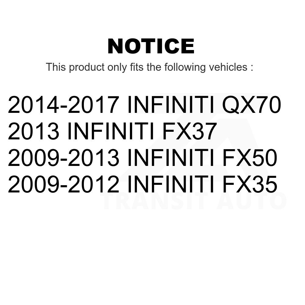 Front Suspension Control Arm And Ball Joint Link Kit For Infiniti FX35 QX70 FX37