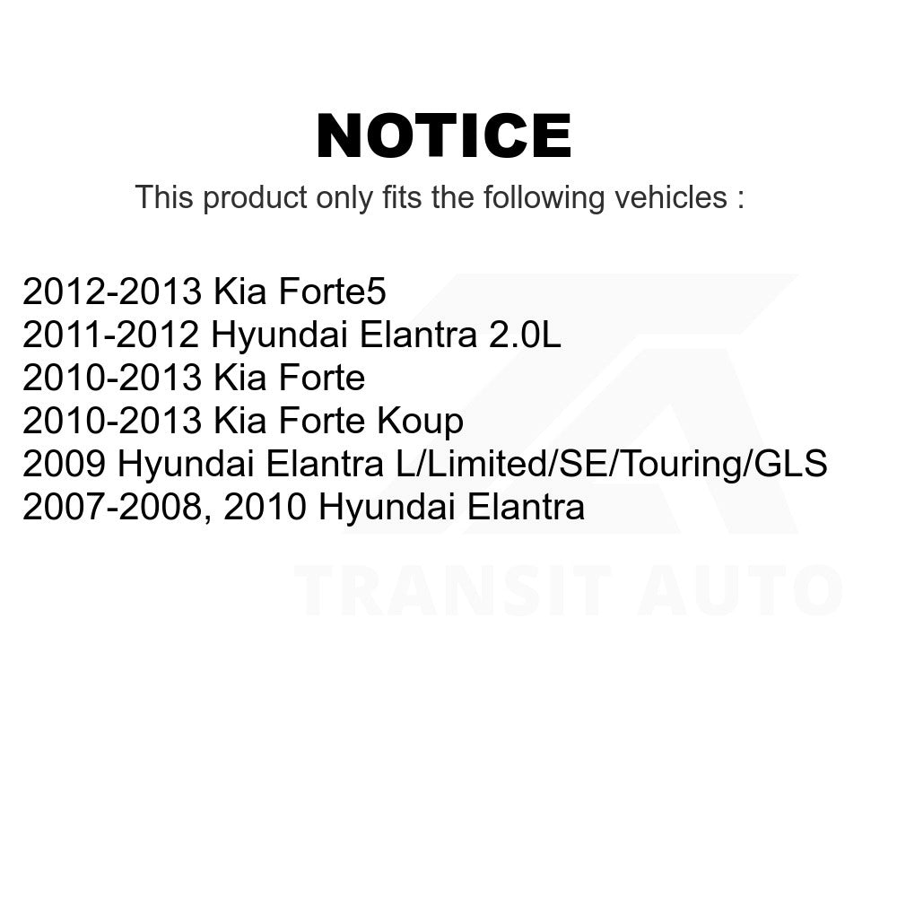 Front Ball Joint And Tie Rod End Kit For Hyundai Elantra Kia Forte Koup Forte5