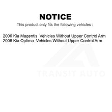 Load image into Gallery viewer, Front Suspension Ball Joint &amp; Tie Rod End Kit For 2006-2006 Kia Optima Magentis