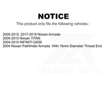 Charger l&#39;image dans la galerie, Front Ball Joint And Tie Rod End Kit For Nissan Titan Armada INFINITI QX56 TITAN