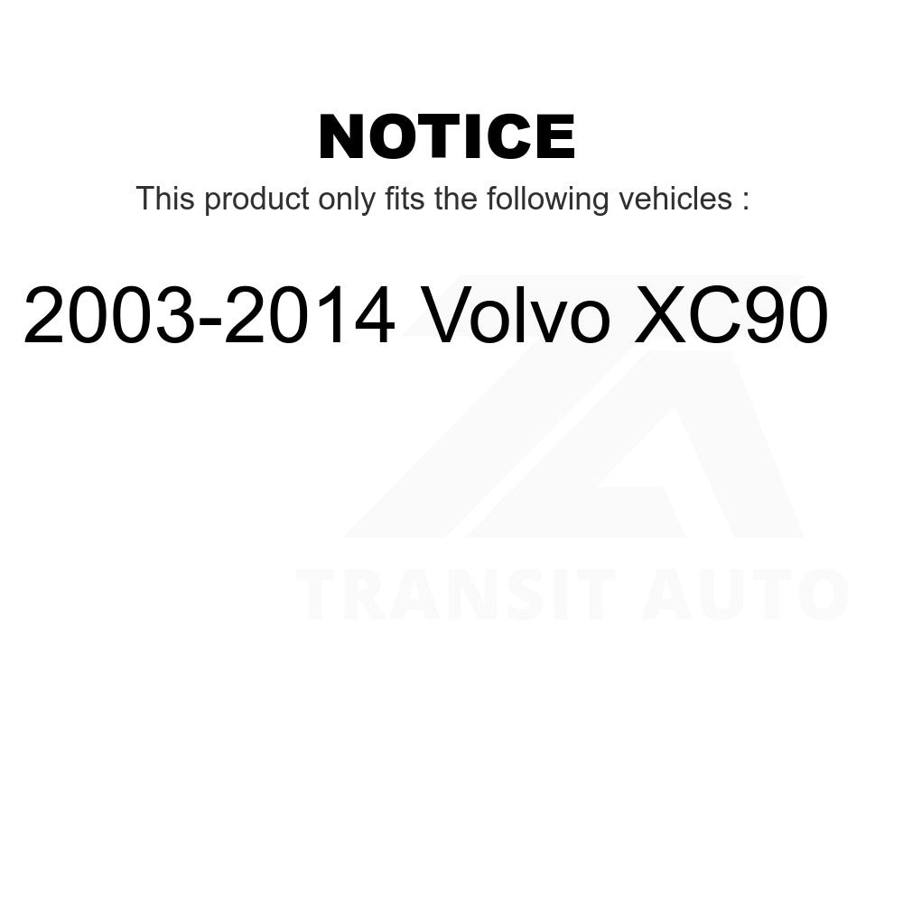 Kit de bras de commande de Suspension avant et d'extrémité de biellette de direction pour Volvo XC90 2003 – 2014 