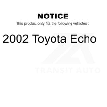 Load image into Gallery viewer, Front Suspension Control Arm Assembly And Tie Rod End Kit For 2002 Toyota Echo