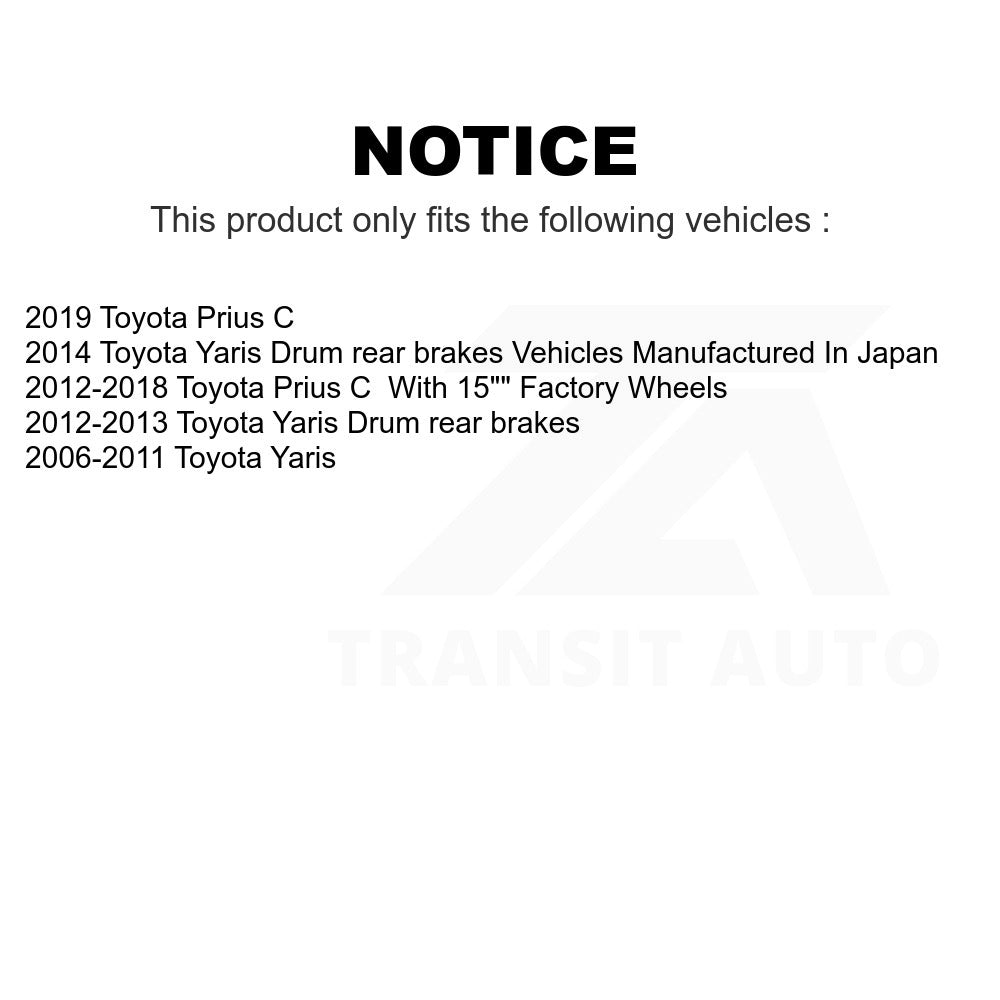 Front Suspension Control Arm Assembly & Tie Rod End Kit For Toyota Yaris Prius C