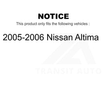 Charger l&#39;image dans la galerie, Front Suspension Control Arm Assembly &amp; Tie Rod End Kit For 05-06 Nissan Altima