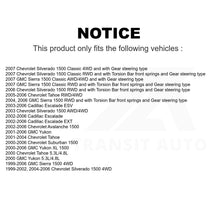 Load image into Gallery viewer, Front Suspension Control Arm Assembly Tie Rod End Kit For Chevrolet Silverado XL