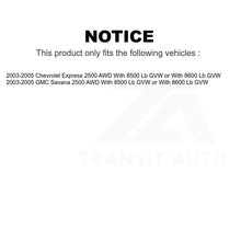 Charger l&#39;image dans la galerie, Front Suspension Control Arm Assembly Tie Rod End Kit For Chevrolet Express 2500