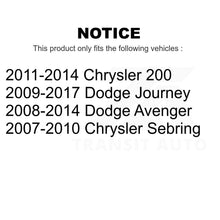 Charger l&#39;image dans la galerie, Rear Trailing Arm Bushing Pair For Dodge Journey Chrysler Avenger 200 Sebring
