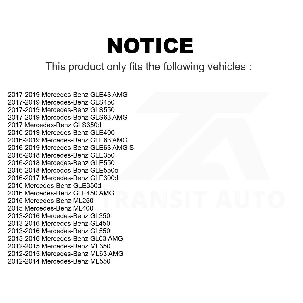 Front Suspension Bar Link Kit For Mercedes-Benz ML350 GLE350 GLS450 GL450 GLE43