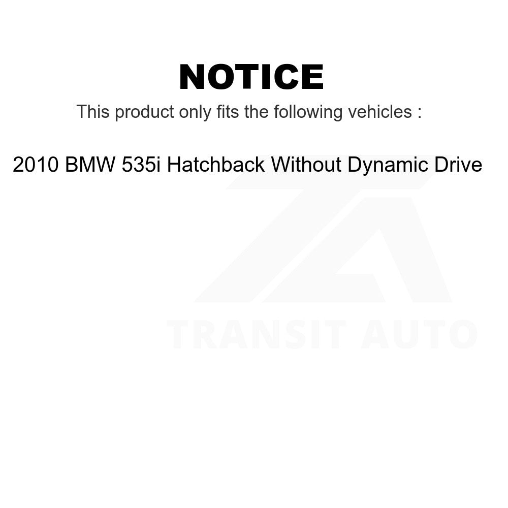 Front Rear Suspension Bar Link Kit For BMW 535i Hatchback Without Dynamic Drive