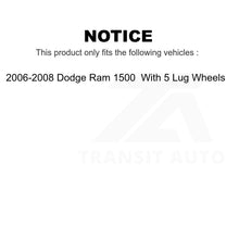 Load image into Gallery viewer, Front Control Arm And Lower Ball Joints Kit For Dodge Ram 1500 With 5 Lug Wheels