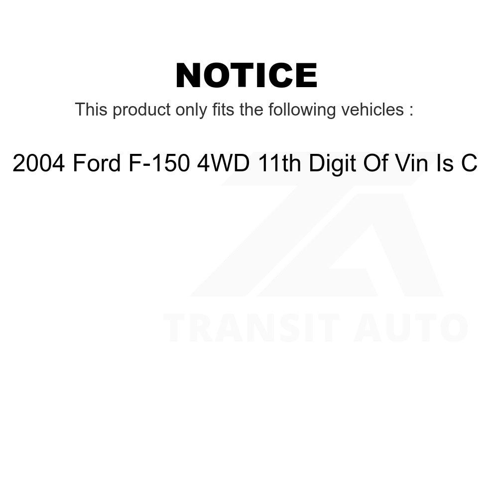 Front Control Arm Lower Ball Joint Kit For Ford F-150 4WD 11th Digit Of Vin Is C