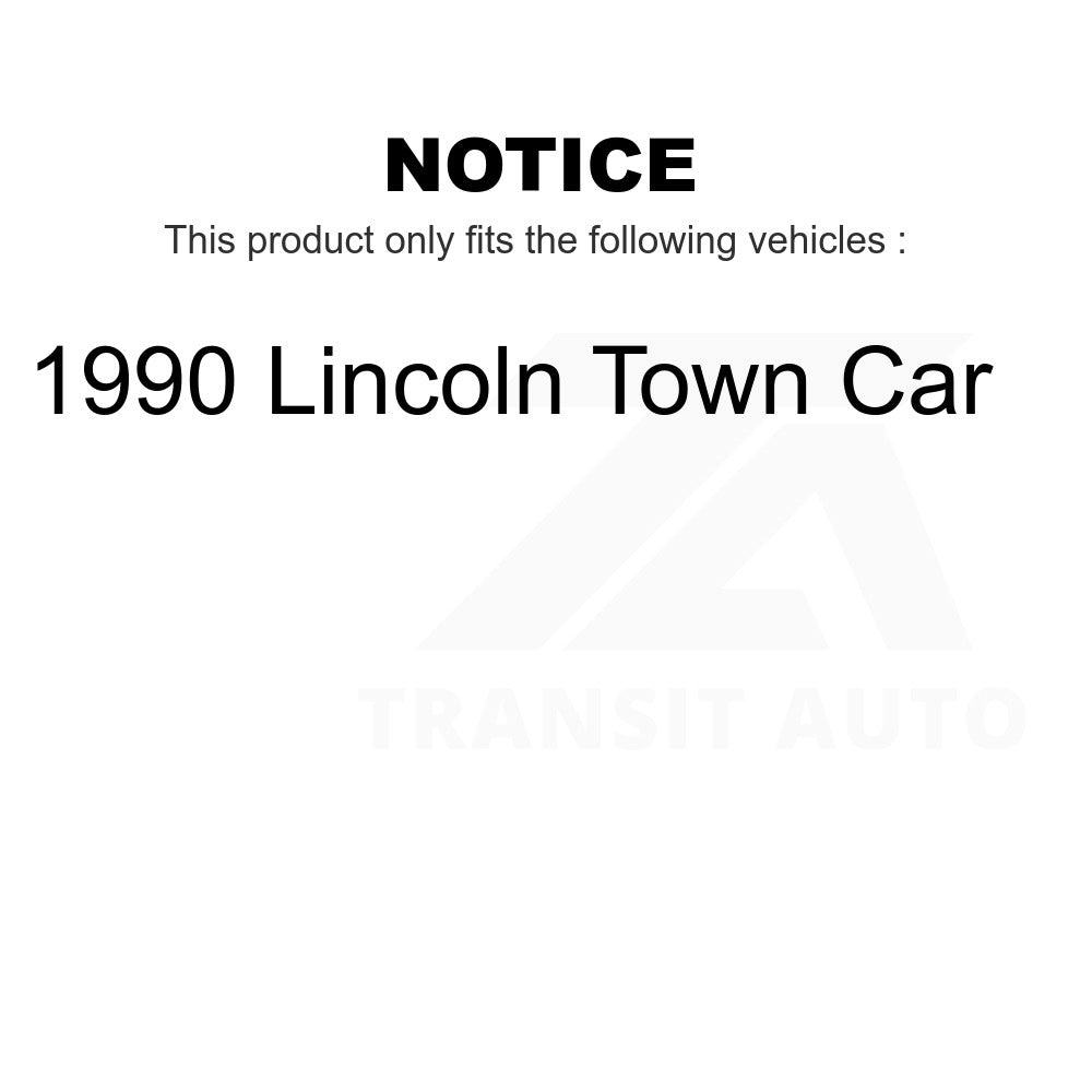 Front Rear Suspension Stabilizer Bar Link Kit For 1990 Lincoln Town Car