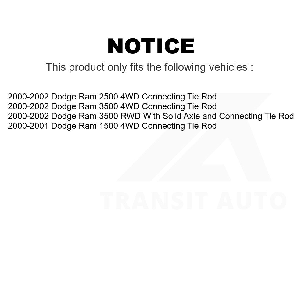 Front Steering Tie Rod End Kit For Dodge Ram 1500 2500 3500