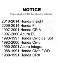 Charger l&#39;image dans la galerie, Front Tie Rod End Kit For Honda Civic Fit CR-V Acura Integra Insight del Sol CRX
