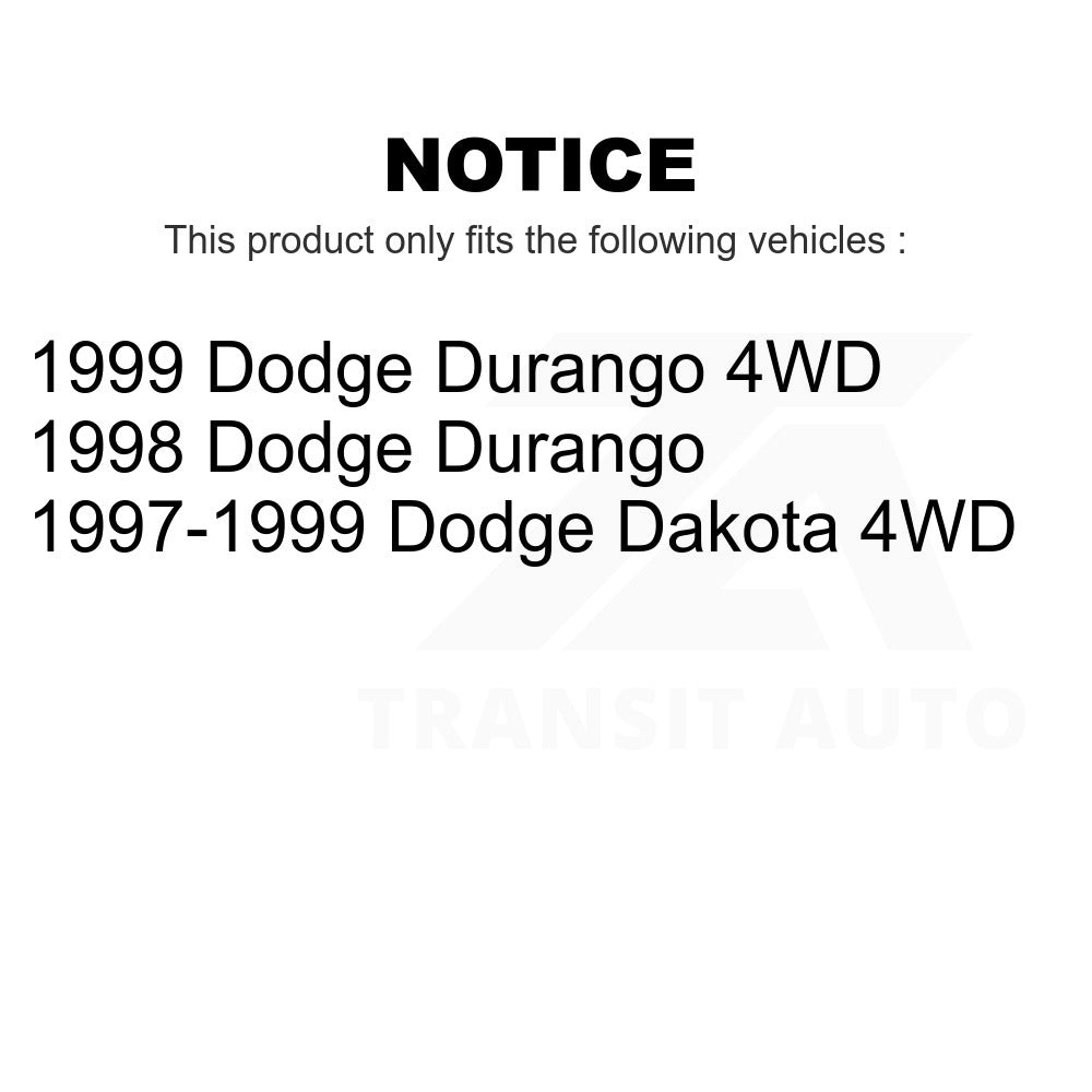 Front Steering Tie Rod End Kit For Dodge Dakota Durango
