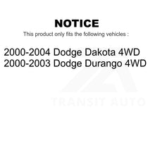 Charger l&#39;image dans la galerie, Front Steering Tie Rod End Kit For Dodge Dakota Durango 4WD