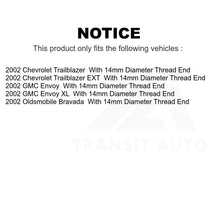 Charger l&#39;image dans la galerie, Front Tie Rod End Kit For Chevrolet Trailblazer GMC Envoy Oldsmobile Bravada EXT