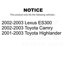Charger l&#39;image dans la galerie, Front Steering Tie Rod End Kit For Toyota Camry Highlander Lexus ES300