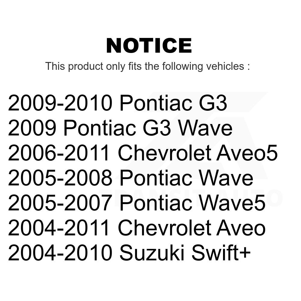 Front Tie Rod End Kit For Chevrolet Aveo Aveo5 Pontiac G3 Suzuki Wave Wave5