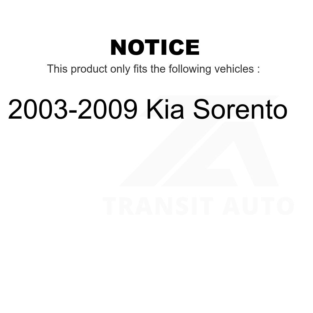 Front Steering Tie Rod End Kit For 2003-2009 Kia Sorento