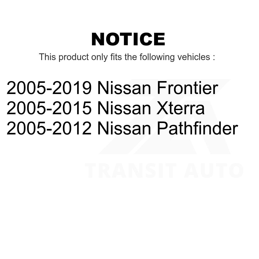 Front Steering Tie Rod End Kit For Nissan Frontier Pathfinder Xterra