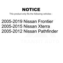 Charger l&#39;image dans la galerie, Front Steering Tie Rod End Kit For Nissan Frontier Pathfinder Xterra
