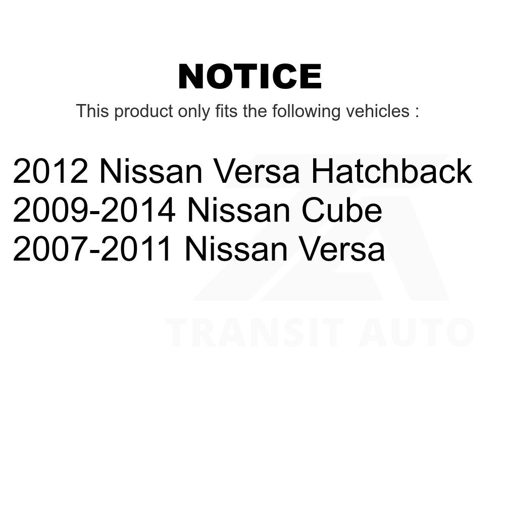 Front Steering Tie Rod End Kit For Nissan Versa Cube