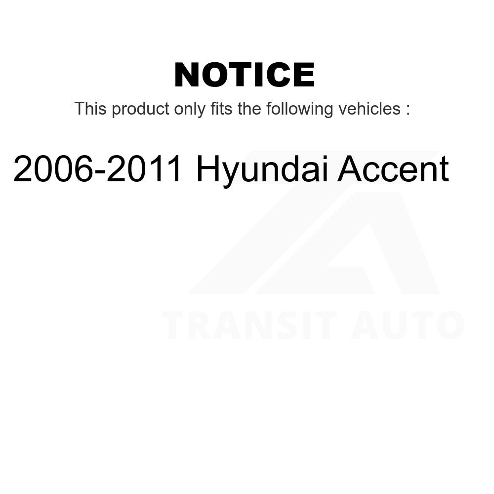 Front Steering Tie Rod End Kit For 2006-2011 Hyundai Accent