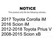 Charger l&#39;image dans la galerie, Front Steering Tie Rod End Kit For Scion xB Toyota Prius V Corolla iM