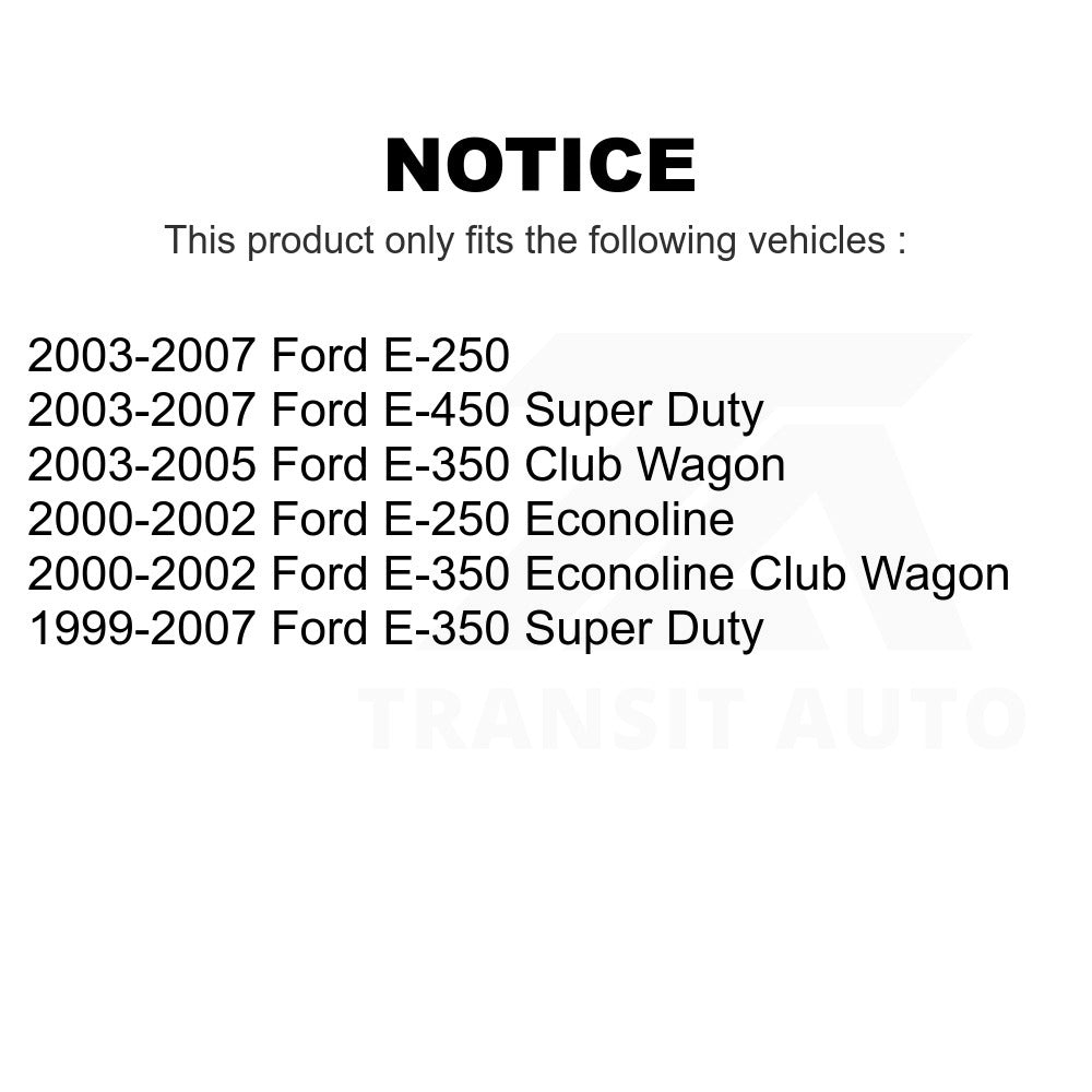 Front Tie Rod End Kit For Ford E-350 Super Duty E-250 Econoline Club Wagon E-450
