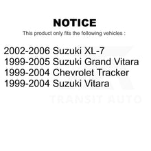 Charger l&#39;image dans la galerie, Front Steering Tie Rod End Kit For Suzuki Chevrolet Tracker XL-7 Grand Vitara