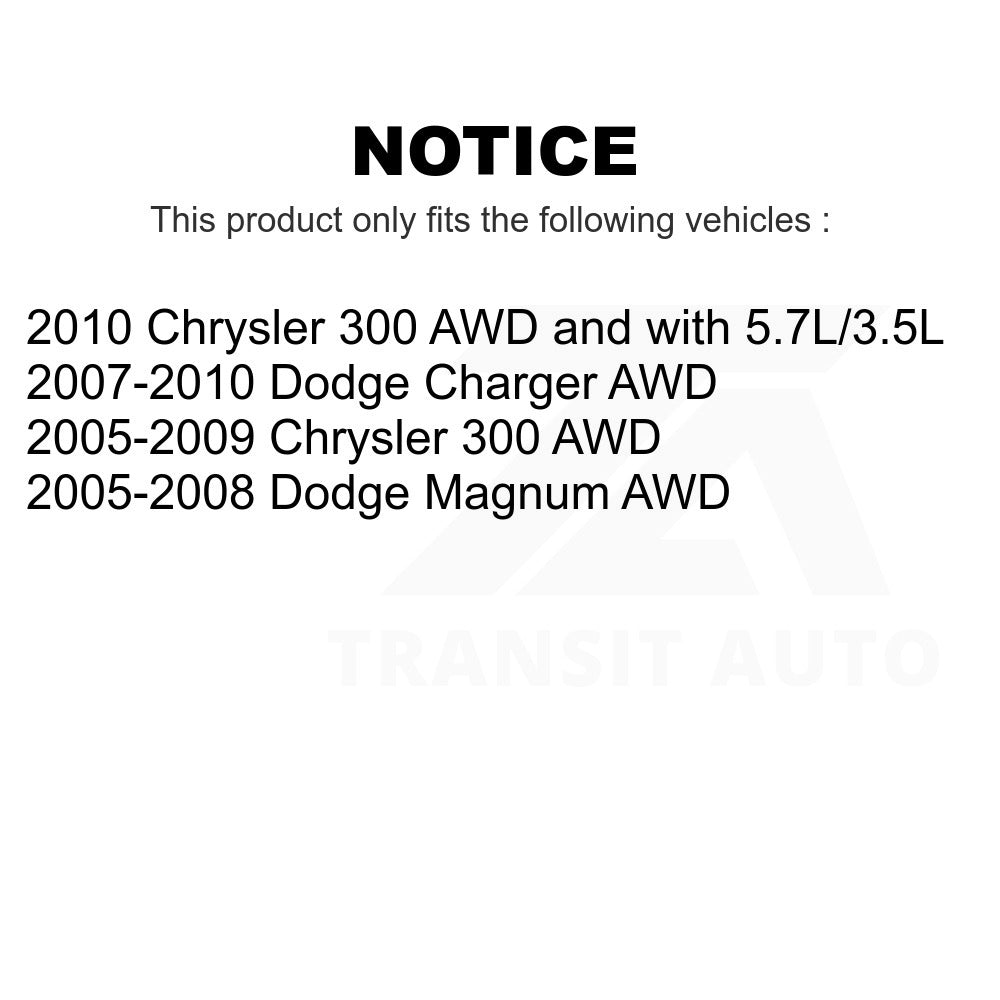 Front Steering Tie Rod End Kit For Chrysler 300 Dodge Charger Magnum