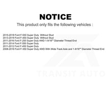 Charger l&#39;image dans la galerie, Front Steering Tie Rod End Kit For Ford F-250 Super Duty F-350 F-450 F-550