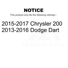 Charger l&#39;image dans la galerie, Front Steering Tie Rod End Kit For Dodge Dart Chrysler 200