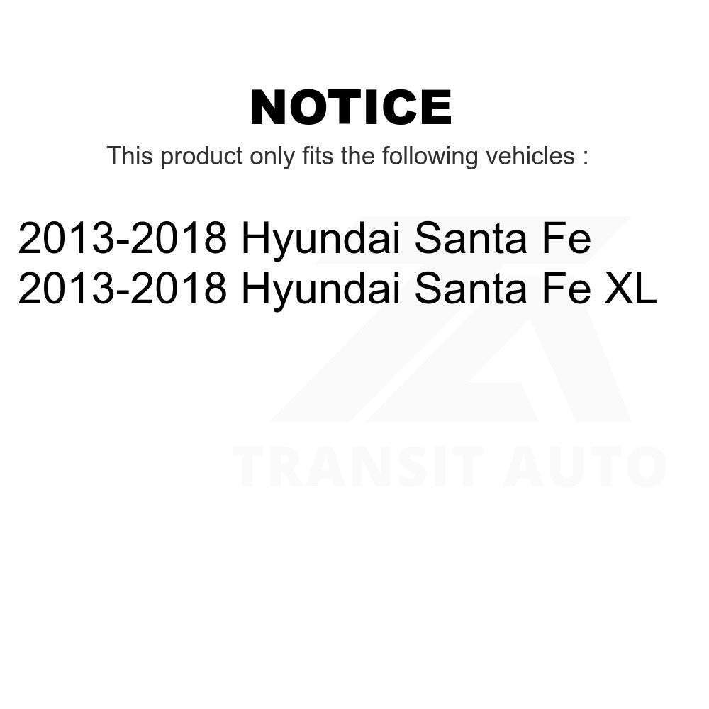 Front Steering Tie Rod End Kit For 2013-2018 Hyundai Santa Fe XL
