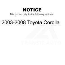 Charger l&#39;image dans la galerie, Front Steering Tie Rod End Kit For 2003-2008 Toyota Corolla