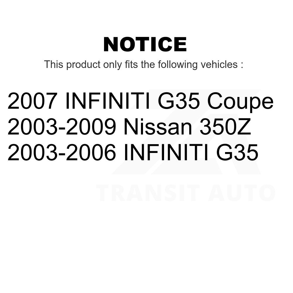 Front Steering Tie Rod End Kit For INFINITI G35 Nissan 350Z