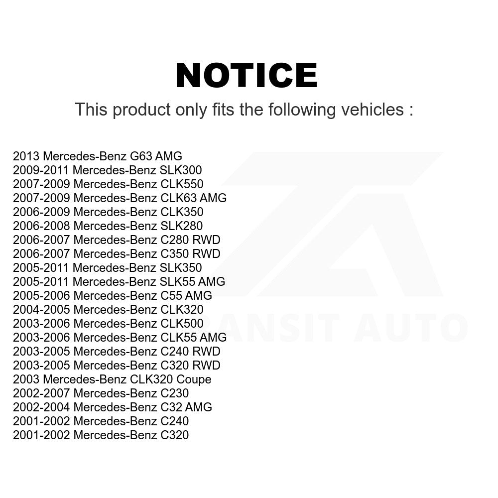 Front Tie Rod End Kit For Mercedes-Benz C230 C240 CLK350 C320 C280 CLK320 CLK500