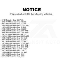 Charger l&#39;image dans la galerie, Front Tie Rod End Kit For Mercedes-Benz C230 C240 CLK350 C320 C280 CLK320 CLK500