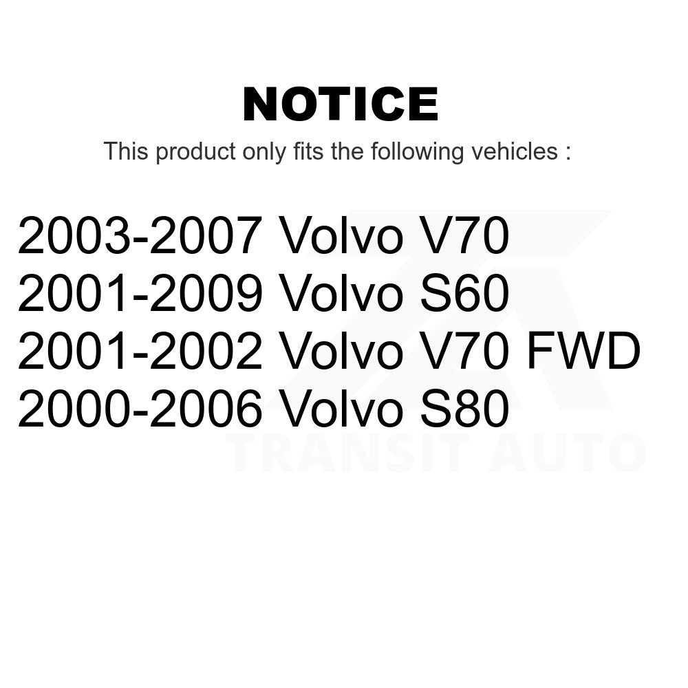 Front Steering Tie Rod End Kit For Volvo S60 V70 S80