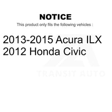 Charger l&#39;image dans la galerie, Front Suspension Control Arm Assembly Tie Rod End Kit For Honda Civic Acura ILX