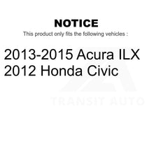 Load image into Gallery viewer, Front Control Arm &amp; Ball Joint Tie Rod End Link Kit (8Pc) For Honda Civic Acura