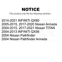 Charger l&#39;image dans la galerie, Front Suspension Control Arm And Ball Joint Kit For Nissan Titan Armada INFINITI