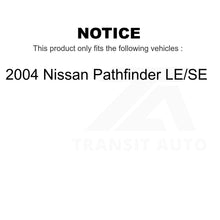 Load image into Gallery viewer, Front Control Arms And Lower Ball Joints Kit For 2004 Nissan Pathfinder LE SE