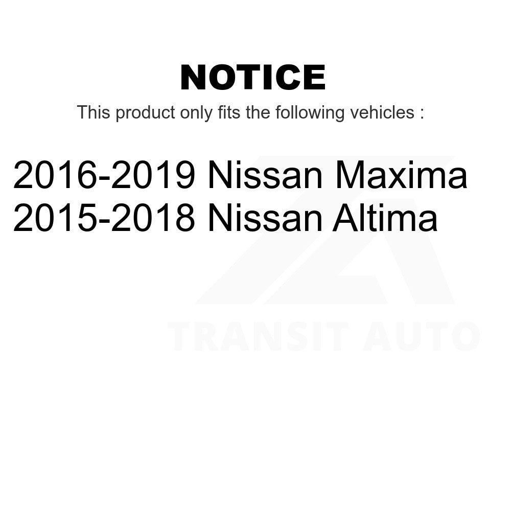 Front Control Arm Ball Joint Tie Rod End Link Kit (8Pc) For Nissan Altima Maxima